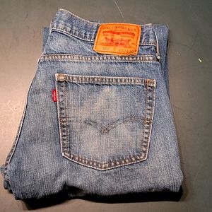 Men's Levi's 559 washed blue denim jeans size 32x30